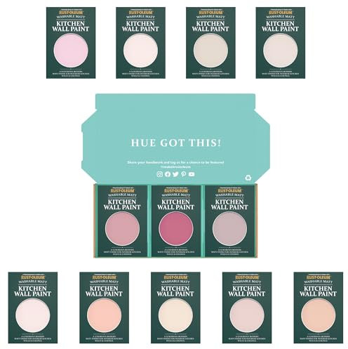 Rust-Oleum Kitchen Wall Paint in Matt Finish – Sweet Pinks Tester Box