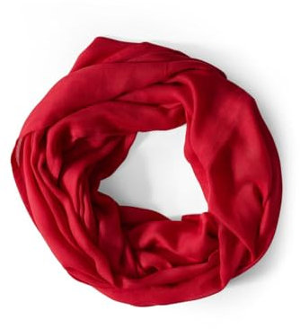 STREET ONE Damen A572594 Basic Loop Schal, Autumn red, A