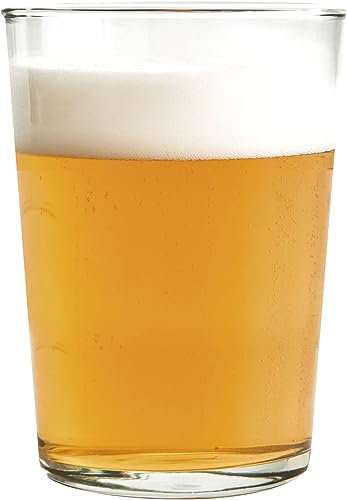 Genérico Vasos de Sidra/Copas 50 cl- Envio 24h - Elegantes Vasos de Cristal para Agua, Refrescos, Cerveza, Combinados, Copas, Cubatas - Transparentes (12, Resistente Grueso)