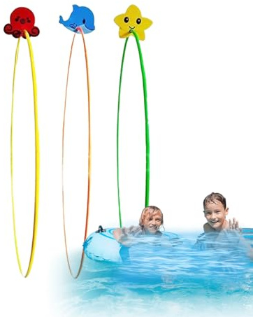Generisch Juguete para piscina de buceo para verano, diversión para piscina, juego de buceo de entrenamiento para piscina submarina, tesoros de agua, anillos de buceo, algas torpedas, juguete de