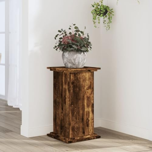 Mokuyary Portavaso per piante in legno 33 x 33 x 60 cm, per interni ed esterni, scala decorativa per fiori, terrazza, balcone, soggiorno