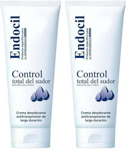 Endocil Antitranspirante Crema Tubo 125 ml (Paquete de 2)