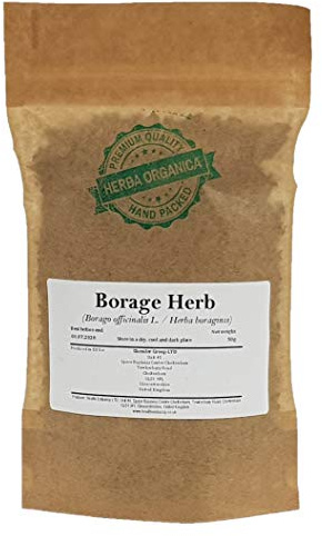 Herba Organica Herbe de Bourrache Tisane - Borago Officinalis L - Borage Herb Tea (50g)