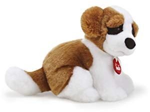 Trudi St. Bernard Bob Peluche Chien, Cadeau de Noël et d'anniversaire | 14x20x25cm Taglia S | Chiens en Peluche Classiques | modèle22325