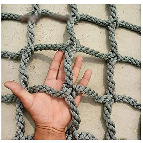 Großes Nylon-Kletternetz für Kinder und Erwachsene, Outdoor- und Indoor-Frachtnetz für Spielplatz, Baumklettern und Schaukeln, strapazierfähiges Seilnetz mit Netz, 1 x 4 m