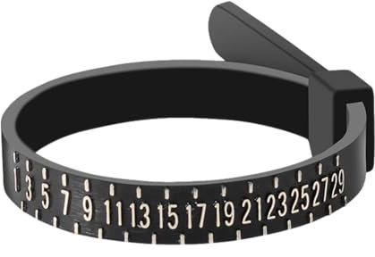 Fingerringgrößenmessung – Ringmesswerkzeug für Männer und Frauen | Ringgrößenmessgerät Bandwerkzeug | wiederverwendbarer Ringmessgurt | Ringgrößenmesser für Fingerumfangsmessung, Refer to description,