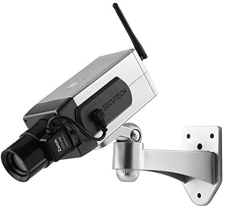 Fake Security Camera, Dummy Fake Surveillance Camera Auto Movement Dummy Camera for Indoor and Outdoor for Dummy Electric Camera
