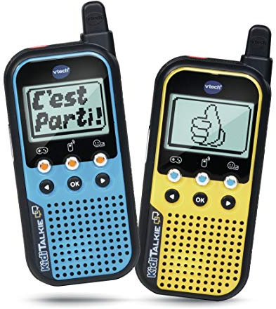VTech - KidiTalkie, Talkie-Walkie Enfants, Jouet électronique éducatif - Contenu en Français