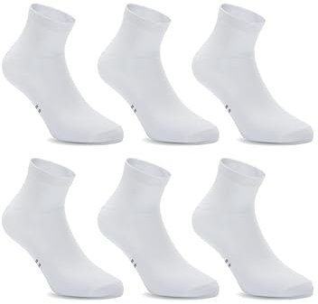 Lancetti SuperSneaker 6 paires de chaussures en pur coton doux modèle quarter hauteur cheville - - 43-46