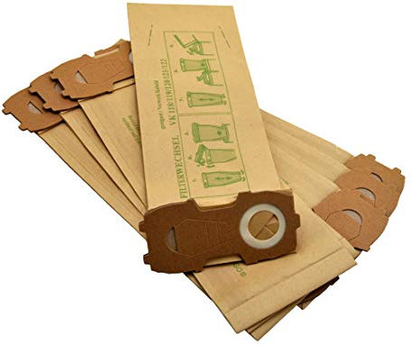FSProdukte 8 Staubsaugerbeutel kompatibel mit Vorwerk Kobold 118 119 120 121 122, mit EXTRA STARKEM FLANSCH (4!! mm)