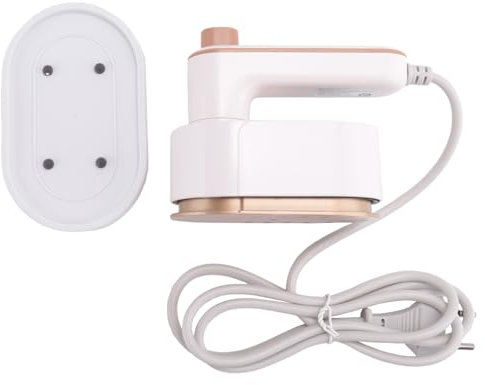RIYAN Mini Fer à Repasser éLectrique Portatif pour VêTement à Vapeur Machine à Repasser en Tissu à Vapeur SèChe et Humide Une Prise UE