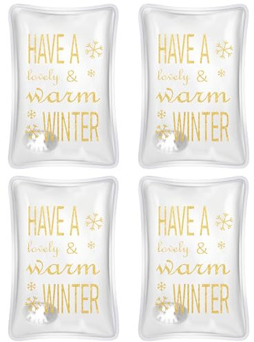 Handwärmer,Taschenwärmer,Wiederverwendbar Handwärmer Kinder Knicken 4er Set für Kalte Tage und für Büro/unterwegs Unterwegs, Taschenheizkissen, Geschenk für Kinder Frauen Mann