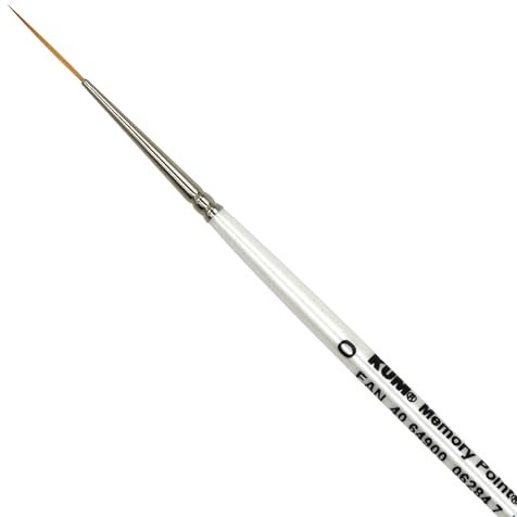 KUM 5145011 - Aquarellpinsel Memory Point Liner Größe 0, 1 Künstlerpinsel