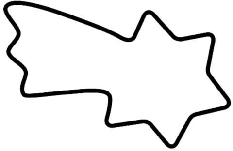 Original Kaiser Plätzchen Ausstecher Komet 8 cm, Weihnachten Plätzchenausstecher, Keksausstecher Edelstahl, Plätzchen Ausstecher für Plätzchen, Kekse und Fondant