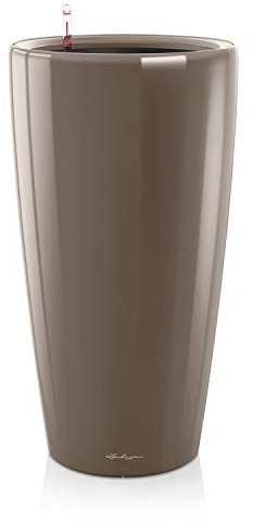LECHUZA RONDO Premium 40 taupe hochglanz 15744