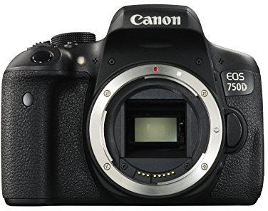 Canon EOS 750D Body Spiegelreflexkamera schwarz