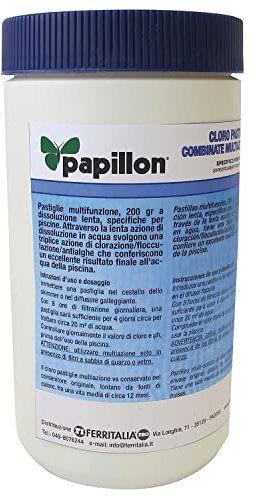 Cloro in Pastiglie Cloro Multi Funzione Pastiglie Combinate Multiazione 200 gr, 1 kg