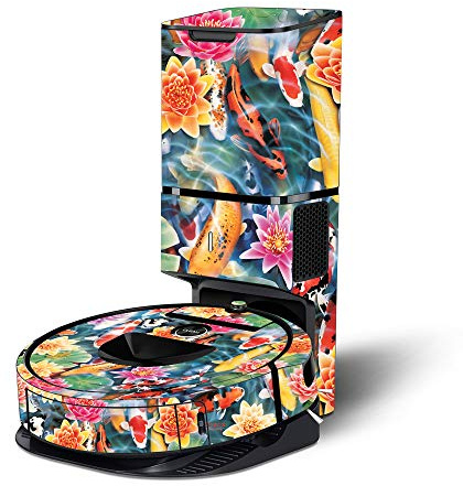 MightySkins Skin Compatible with iRobot Roomba i7+ Robot Vacuum - Koi Pond | Protective, Durable, and Unique Vinyl Decal wrap Cover | Easy to Apply, Remove, and Change Styles | Made in The USA