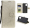 CoverKingz Handy Case kompatibel mit Samsung Galaxy A52 / A52 5G / A52s 5G - Handy Cover mit Kartenfach Phonecase - Smartphone Hülle klappbar Motiv Mandala Gold