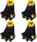 Caterpillar CAT 12 Paar WORK SNEAKERS ArbeitsSneaker Sneaker ArbeitsSocken Socken Strümpfe Größe 39-50 (43-46, 12 Paar Schwarz)