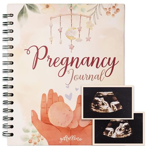 Journal de Grossesse pour les Mamans Débutantes - Livre de Souvenirs de Grossesse pour les Futures Mamans - Cahier de Grossesse pour le Ventre de Bébé - Planificateur de Liste de Contrôle de Grossesse