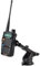 UAYESOK Auto-Walkie-Talkie-Halterung für Fahrzeug, Handfunkgerät, Saugnapf, Windschutzscheibe, Armaturenbrett-Halterung für Motorola Baofeng Icom Kenwood Yaesu Midland VHF UHF CB