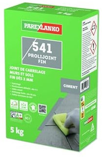 Joint carrelage PAREXLANKO 541 Prolijoint Fin - Gris Ciment - 5 kg - L541CIMENT05
