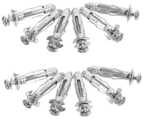 SOLUSTRE 30pièces Chevilles à Expansion Pour Murs Creux De Fixations Ancrages Universels Pour Cloisons Sèches Installation Facile Et