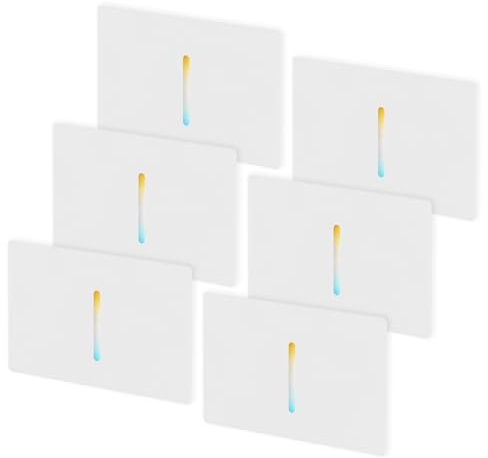 LEONLITE Indoor LED Step Light, 5CCT 120V Dimmable Pin Hole Stair Lights, Anti-Glare 30° Streamlined Lighting Effect for Staircase Bedroom, CRI90, ETL, White, Horizontal, Pack of 6