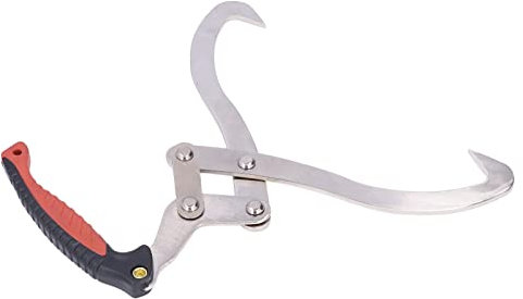 Rampino, 753 G con Pinza per Tronchi in Plastica Gancio per la Movimentazione del Legno da Giardino