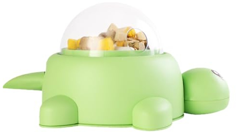 Distributeur de friandises en Forme de Tortue - Gamelle Lente - Stimulation mentale - Réduit Les ballonnements - Entraînement des Petits Animaux - Jouet d'intérieur