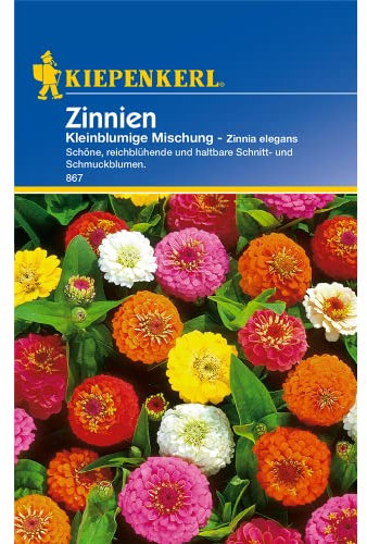 Sperli Blumensamen Zinnien kleinblumige Mischung, grün