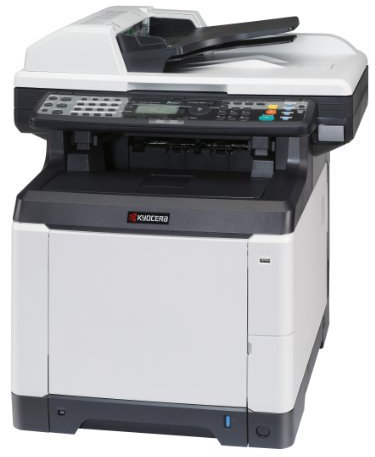 Kyocera ECOSYS M6526cdn Farbmultifunktionssystem (Drucken, scannen, kopieren, faxen, 9.600 dpi, USB 2.0, Duplex, A4) schwarz/weiß