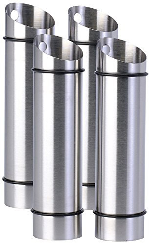 Rosenstein & Söhne Luftbefeuchter Heizung: 4er-Set Edelstahl-Wasserverdunster für Heizkörper (Luftbefeuchter Heizung Hängen, Edelstahl, Klimaanlage)