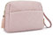 BAGSMART Make-up Tasche Elegante geräumige Kosmetiktasche für Geldbörse, Reise Reißverschluss Tasche, wasserfeste Toilettentasche, Make-up Zubehör Organizer