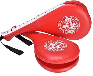 kick kickboxing taekwondo bo staff martial arts kickboxing pads kickboxing pads taekwondo sparring gear boxing paddles karate pads taekwondo pads (Red)