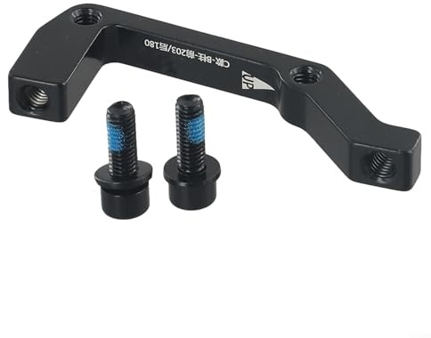 Todikaper Adattatore per freno a disco da 160 mm a 180/203 mm per montaggio su palo della bicicletta, staffa pinza in lega di alluminio compatibile con rotori anteriori e posteriori (C)