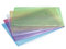Rapesco 0697 Pastellfarbene Transparente Dokumentenmappe mit Druckknopf, A3, Sortierte Farben, 5 Stück