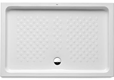 Roca,Italia,Plato de ducha de porcelana rectangular,Blanco,1200mm x 800mm x 80mm,A3740HP000