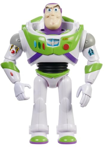 Mattel Große Disney Pixar Buzz Lightyear-Actionfigur, ca. 31 cm, super bewegliche, detailgetreue Sammelfigur aus dem Toy Story Space-Film, ab 3 Jahren HFY27