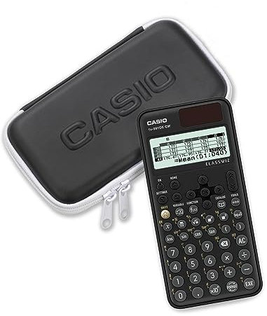 Casio FX-991DE CW ClassWiz Technical Scientific Calculator with Protective Case, German Menu Guide (Limited Edition)
