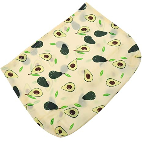 Ipetboom Reusable Beeswax Storage Bag for Fruit and Cheese, Cotton Cloth Container with Airtight Seal, Suitable for Food Preservation and Snack Storage