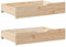 ShGaxin Bettschubladen mit Rollen 2 STK. 85x55x16 cm Massivholz Kiefer, Bettkasten, Unterbettkommode, Unterbett Aufbewahrungsbox, Unterbett Aufbewahrung, Aufbewahrungstasche Für Bettdecken - 850926