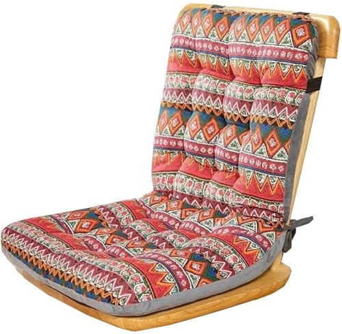 UWOBTN Cojin para Sillas con Respaldo, Cojines para sillas Comedor, Suave Cómodo Cojín de Silla, Oficina Cojines de Asiento para Interior/Exterior/Jardín/Cocina/Terraza(A1,33x42x45cm)