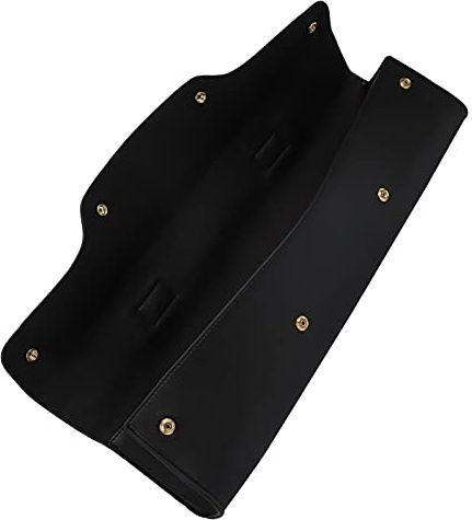 Borsa da Trasporto per Flauto con Tracolla Custodia in Pelle Sintetica Resistente per Musicisti 17,7 X 2,6 X 5,1 Pollici (BLACK)
