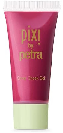 Pixi Beauty Sheer Cheek Gel | En el Color Rosy | Colorete en Gel para un Toque de Color Translúcido | Rubor Líquido Hidratante Sin Aceite & Sin Fragancia | 0.4oz/12.7g