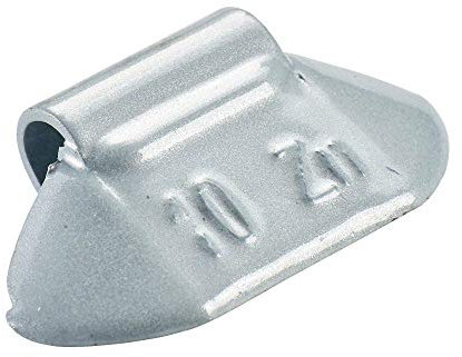 Perfect Equipment Wuchtgewichte Stahlfelgen 10g | 100x Schlaggewichte Silber beschichtet, Auswuchtgewichte Stahlfelgen Schlaggewicht Stahl