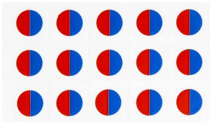 Danojo Faucet Stickers, 15 Hot and Cold Water Stickers - Kitchen Faucet Stickers - Red & Blue Vinyl Tap Faucet Transfer Stickers for Bathroom ((H & C - Circle))