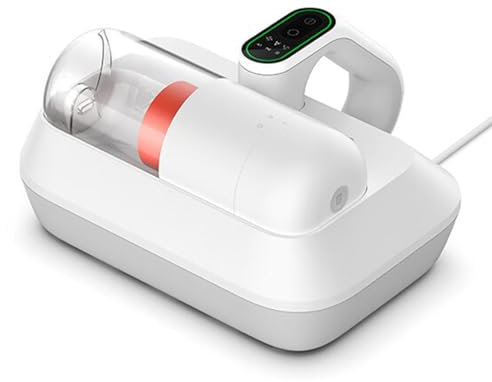 Aspiradora de mano para el hogar, con pantalla inteligente LED, gran potencia de succión de 14 kPa y ajuste de 3 velocidades, elimina ácaros