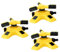 YARNOW 3 Pièces Arroseur Rotatif Arroseur d'eau Rotatif Système D'irrigation De Jardin 360 Buses De Pulvérisation Rotatives Arroseur Tripode Rotatif Tuyau Usine Arrosoir Yellow Plastique